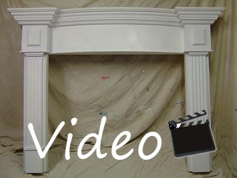 Curved Fireplace Mantle